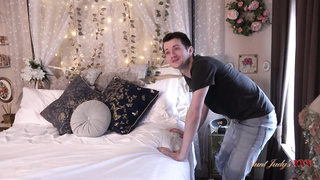 Huge tits MILF Catches A Thief In Her Bedroom