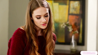 Stepdaughter cums in milf stepmoms mouth