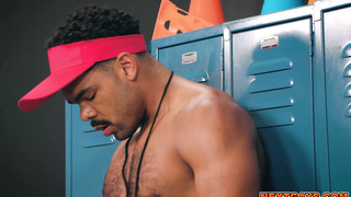 Two teammates fucks and caught by coach