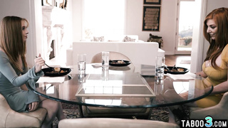 MILF and teen has a special arrangement