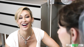 Threesome with mother-in-law while wedding