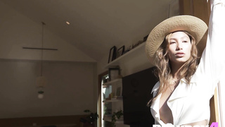 Big tits teen shows her beautiful body