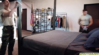 Rival military privates ends up fucking