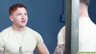 Rival military privates ends up fucking