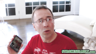 Holidays and rough sex with hot stepsis