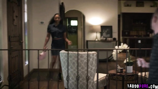 Alex Max bended Cali Caliente over to fill her pussy