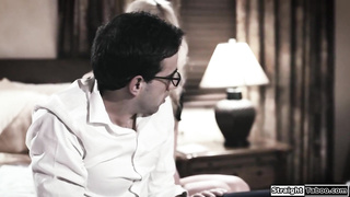 Stepsister lets virgin stepbro fuck her