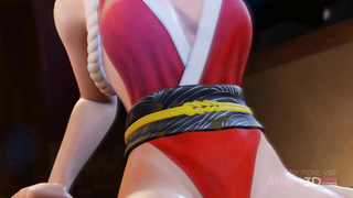 Hot game character babes riding big cocks in Megaera animated porn bundle 2