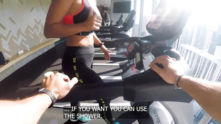 Fit Hot Blonde Met Stranger In Gym Amateur Shower