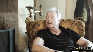 The Sexy and Horny Teen Asks Stepgrandpa