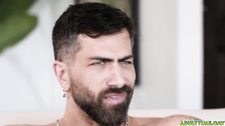 Adam Ramzi and Cristiano gets comfortable on the couch