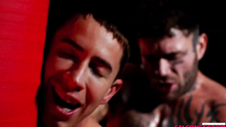 Tattoed teens fucked each other wet ass holes