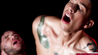 Tattoed teens fucked each other wet ass holes