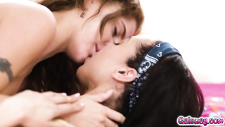 Alexis and Lumi to make love tenderly and passionately