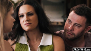 Teen babysitter wets herself ifo couple