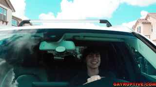 Mature guy fucks horny twink on their meet up