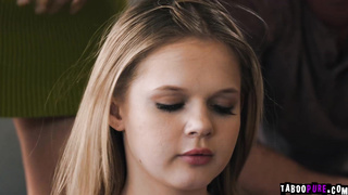 Pervy couple pampering their new sitter