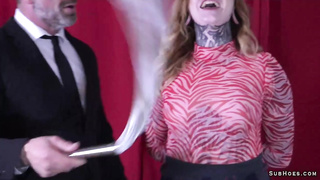 Spanking and throat fuck on Azura Alii