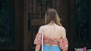 Married couple interviews new babysitter