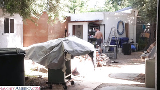 Neighbors hot wife working out at the park