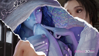 Lewd Game Characters having futanari sex in a 3d Animation Compilation by LewdyLens