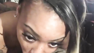 Curvy Ebony Escort Sucking For 50$