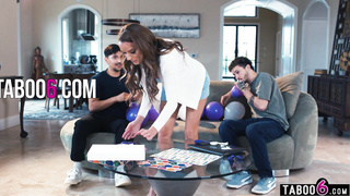 Upskirt with no panties MILF stepmom