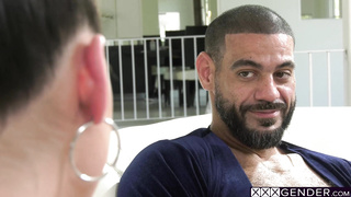 Hot tranny girlfriend enjoyed anal sex