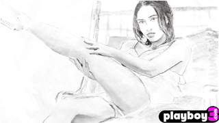 Perfect big tits teen shows hot body