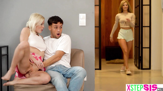 Euro teen stepsisters share boyfriend