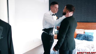 Gay Cheaters Almost Caught Fucking in the Bathroom