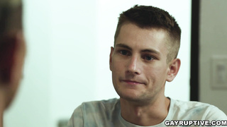 Twink Trevor Harris Threesome with Military Men