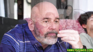 My stepmom Anissa sucking my big boner