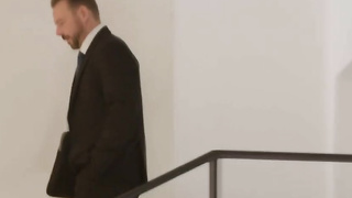 Welcoming husband with a prepared butt hole