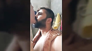 Indian couple sucking