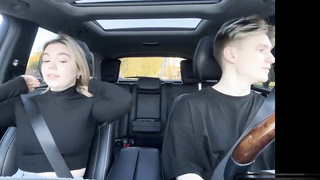 Paid for a Taxi with a Blowjob in the Car Outdoor