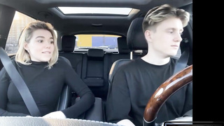 Paid for a Taxi with a Blowjob in the Car Outdoor