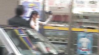 Bashful Chinese student wanking on camera