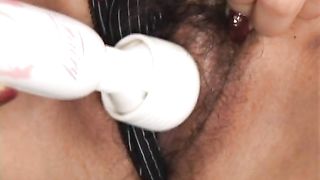 Fur Covered Japanese with huge congenital mammories jerking and ass-smothering