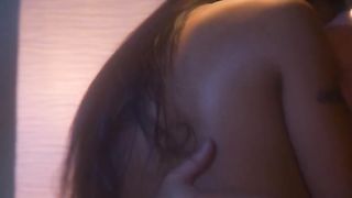 Stunning dark-haired gets screwed on a sofa