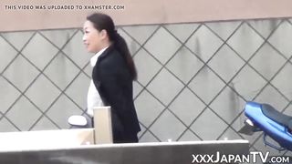 Asian girls pawed in public by mischievous voyeurs