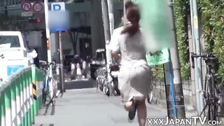 Asian girls pawed in public by mischievous voyeurs
