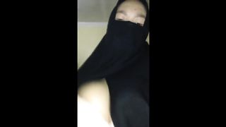 Hijab Indonesian Nymph Splendid DT Large Baps Poke and Popshot