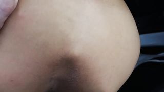 迪卡侬门事件女主角CB站中日混血妹公路住宅区旁与大屌男激情车震口