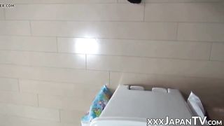 Chinese nubile films herself farting in underwear solo