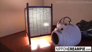 Chinese geisha gets drilled while her gf is asleep