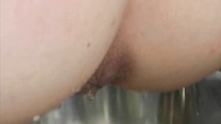 teaching chinese wifey can put good-sized faux-cock inwards anal invasion