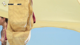 Young nudist teen with big boobs