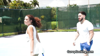Tennis then a hot fuck with ebony cutie
