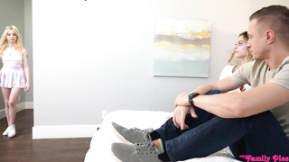 Stepsisters friend encourages us to make out